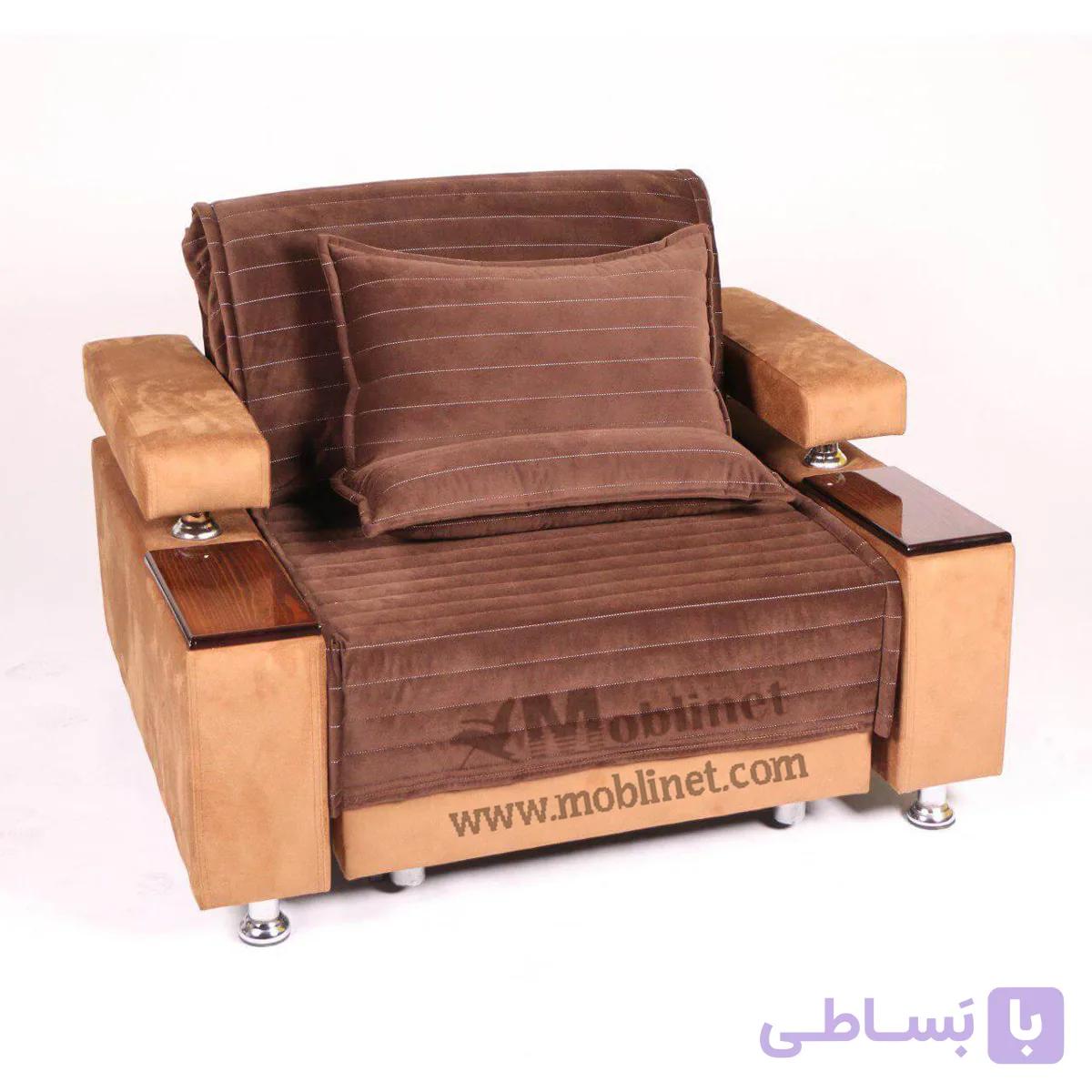 مبل تختخواب شو مدل لاریکس یکنفره — تصویر 1