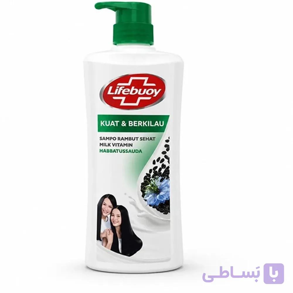 شامپو ضد ریزش و براق کننده لایف بوی حاوی سیاه دانه ۶۸۰ میلی‌لیتر — تصویر 1