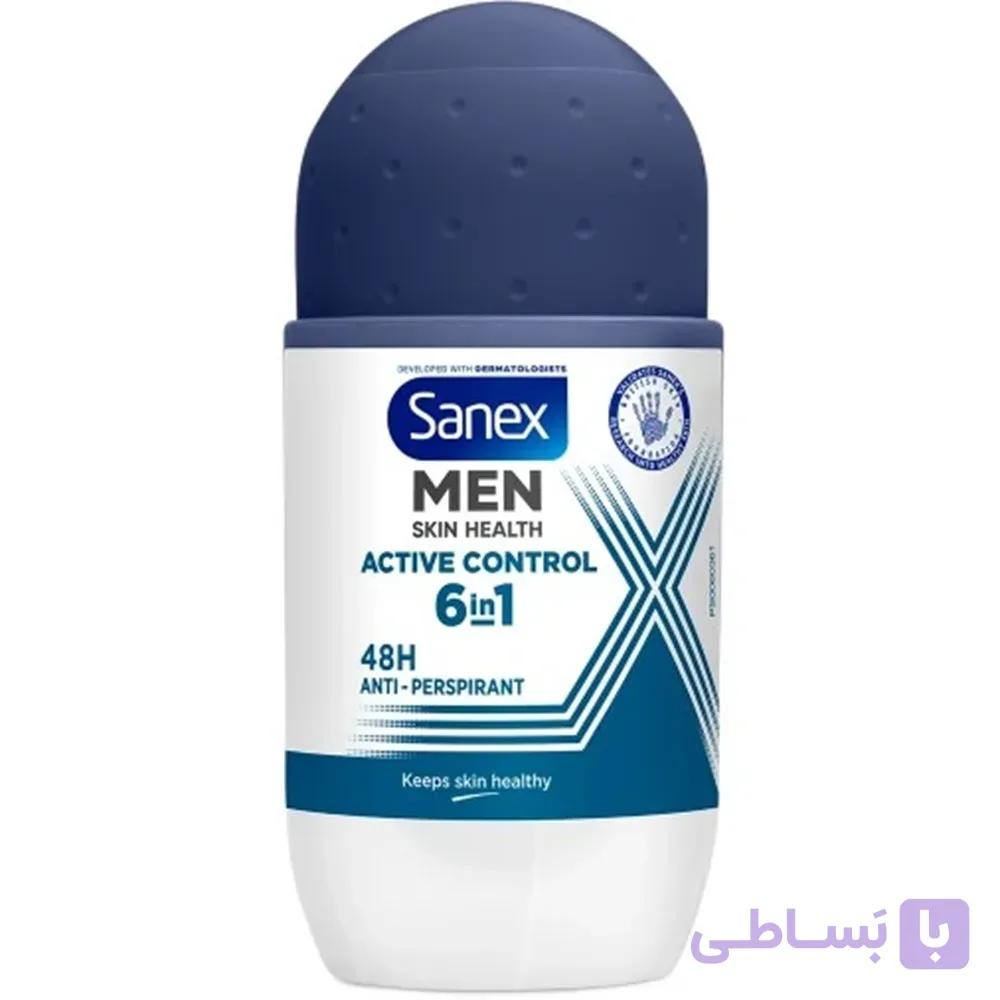 مام رول ضد تعریق مردانه اکتیو کنترل 6 در 1 سانکس 50 میل — تصویر 1