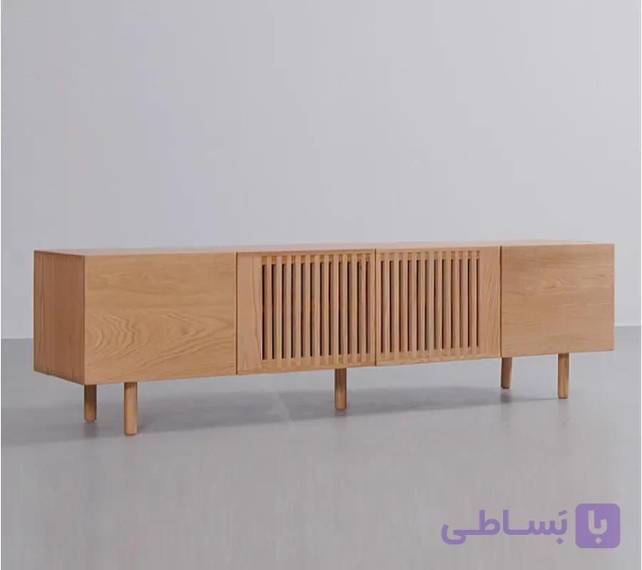 کنسول تلویزیون چوبی a194 — تصویر 1