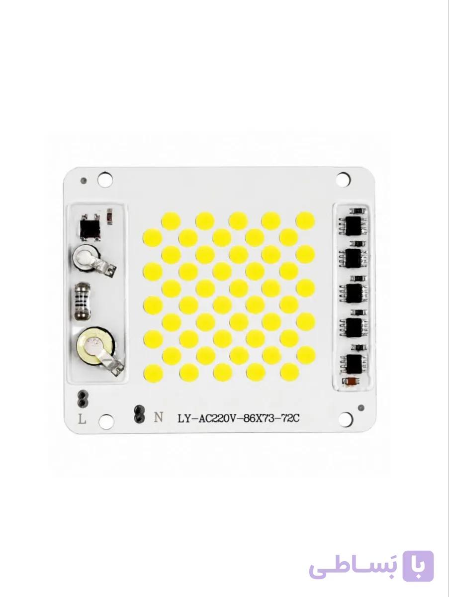 ال ای دی 220v – 50w – Cob پرژکتوری سفید پفکی — تصویر 1
