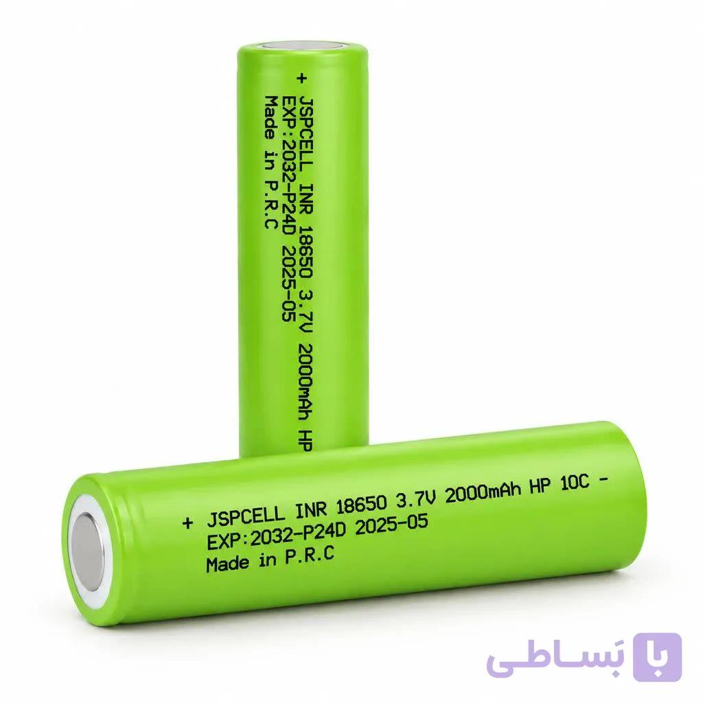 باتری لیتیوم 18650 – 3/7v 2000ma 10C – JSP CELL — تصویر 1