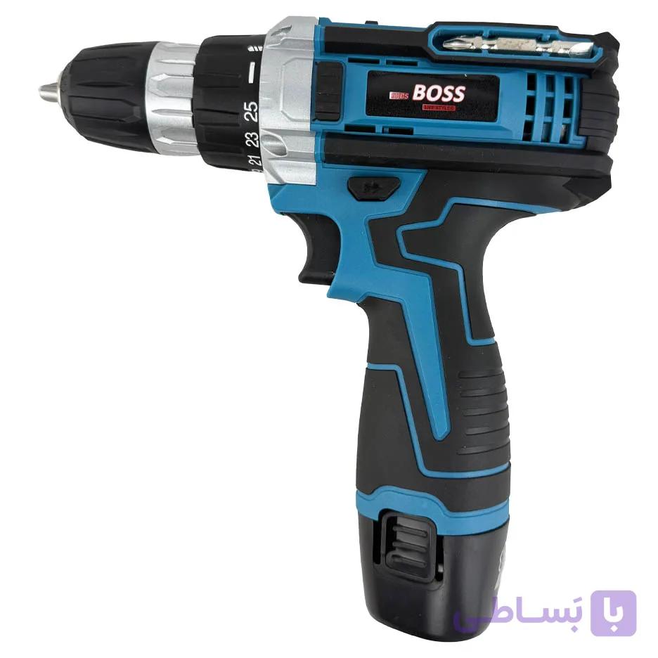 پیچ گوشتی شارژی نیم تنه فلزی BOSS — تصویر 1