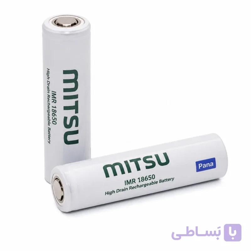 باتری لیتیوم 18650 – 3/7v 3000ma 10C – MITSU — تصویر 1