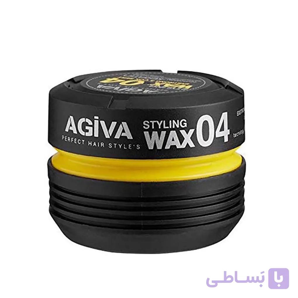 واکس مو آگیوا Agiva شماره ۰۴ با قدرت نگهداری بالا با حجم ۱۷۵ میل