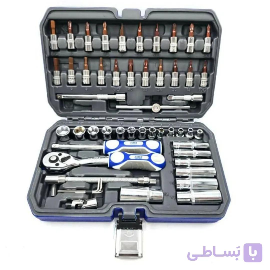 آچار بکس مجموعه 53 عددی باس