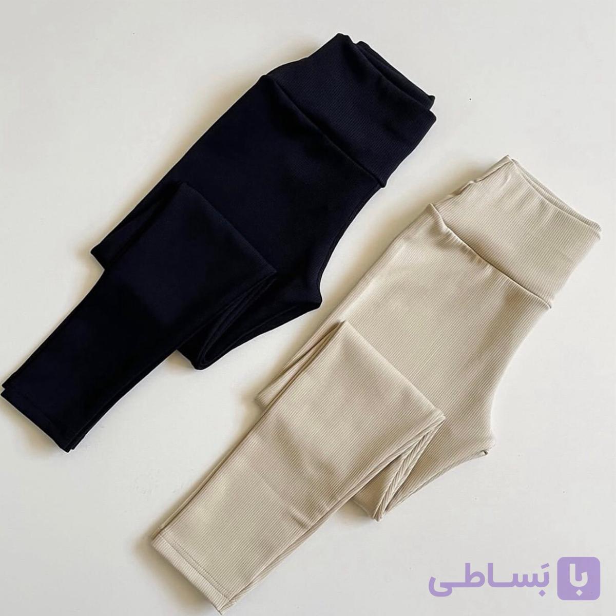 شلوار لگ کبریتی کمر گنی — تصویر 1