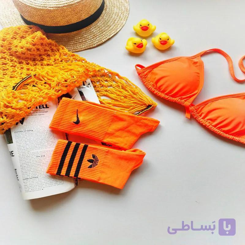 جوراب ساقدار آدیداس پنبه — تصویر 1