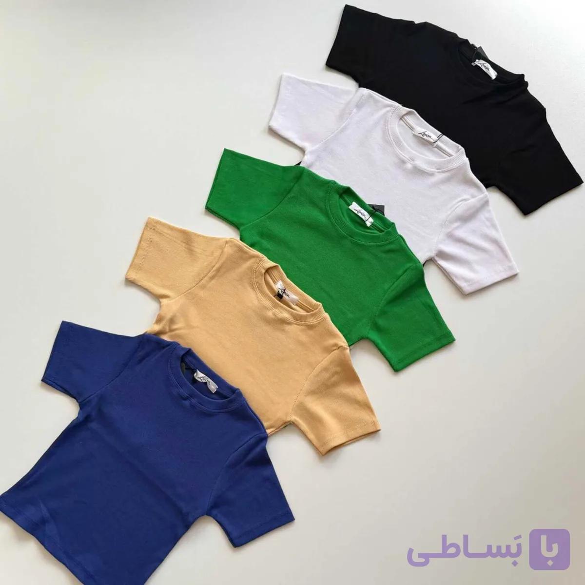 تیشرت کراپ بیسیک — تصویر 1