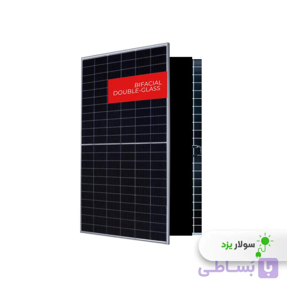 پنل خورشیدی 700 وات مونو کریستال دو طرفه AE SOLAR — تصویر 1