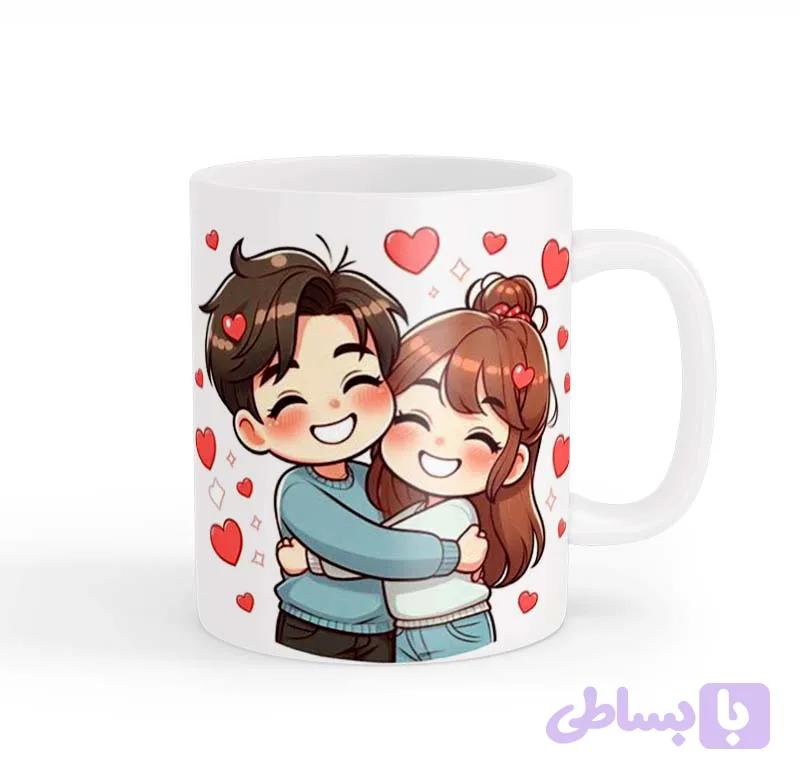 ماگ طرح زوج عاشق 039