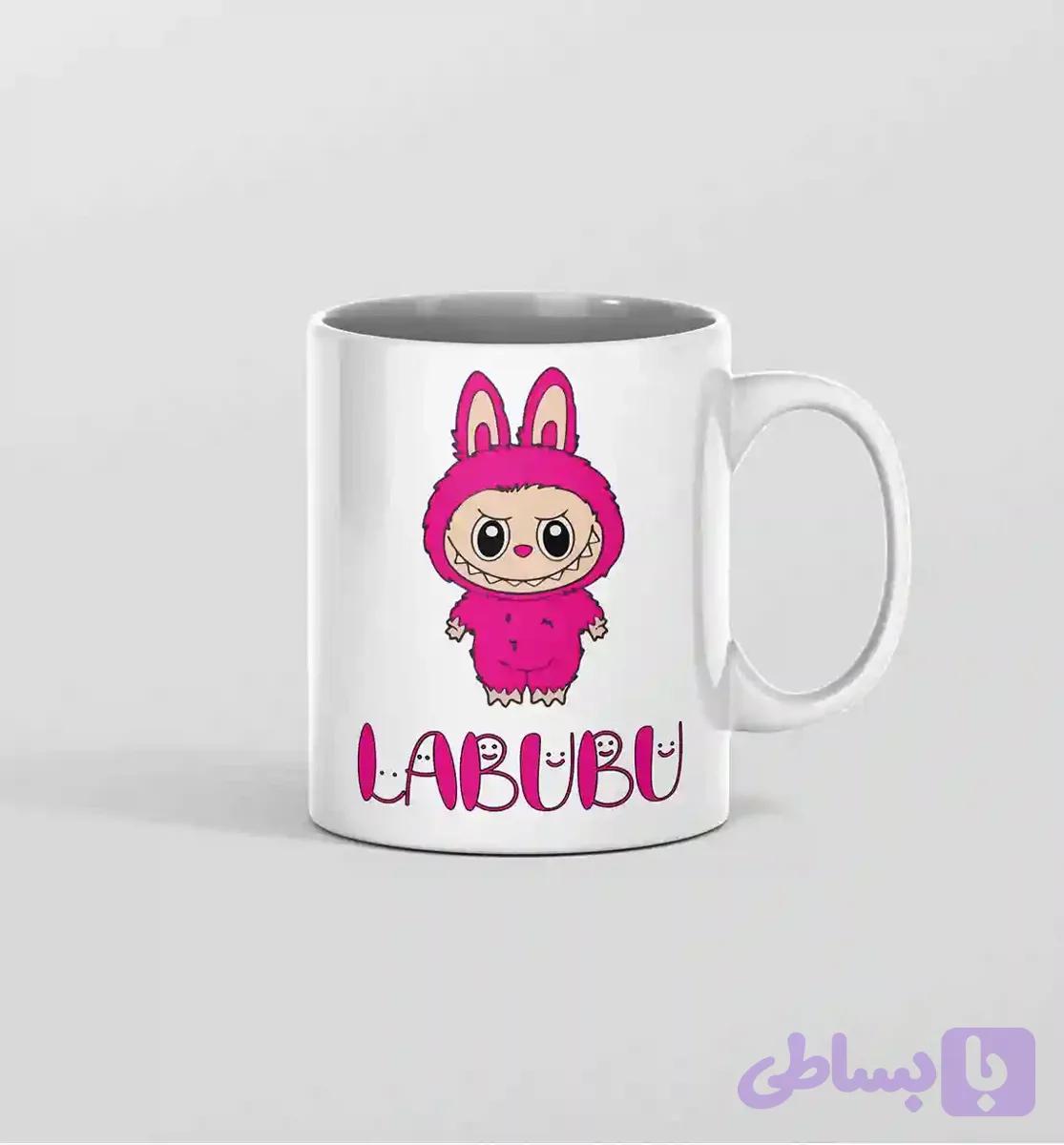 ماگ لبوبو صورتی (کد 49T5U) — تصویر 1