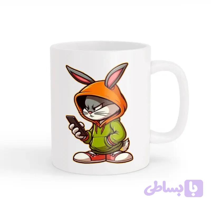 ماگ خرگوش با هودی