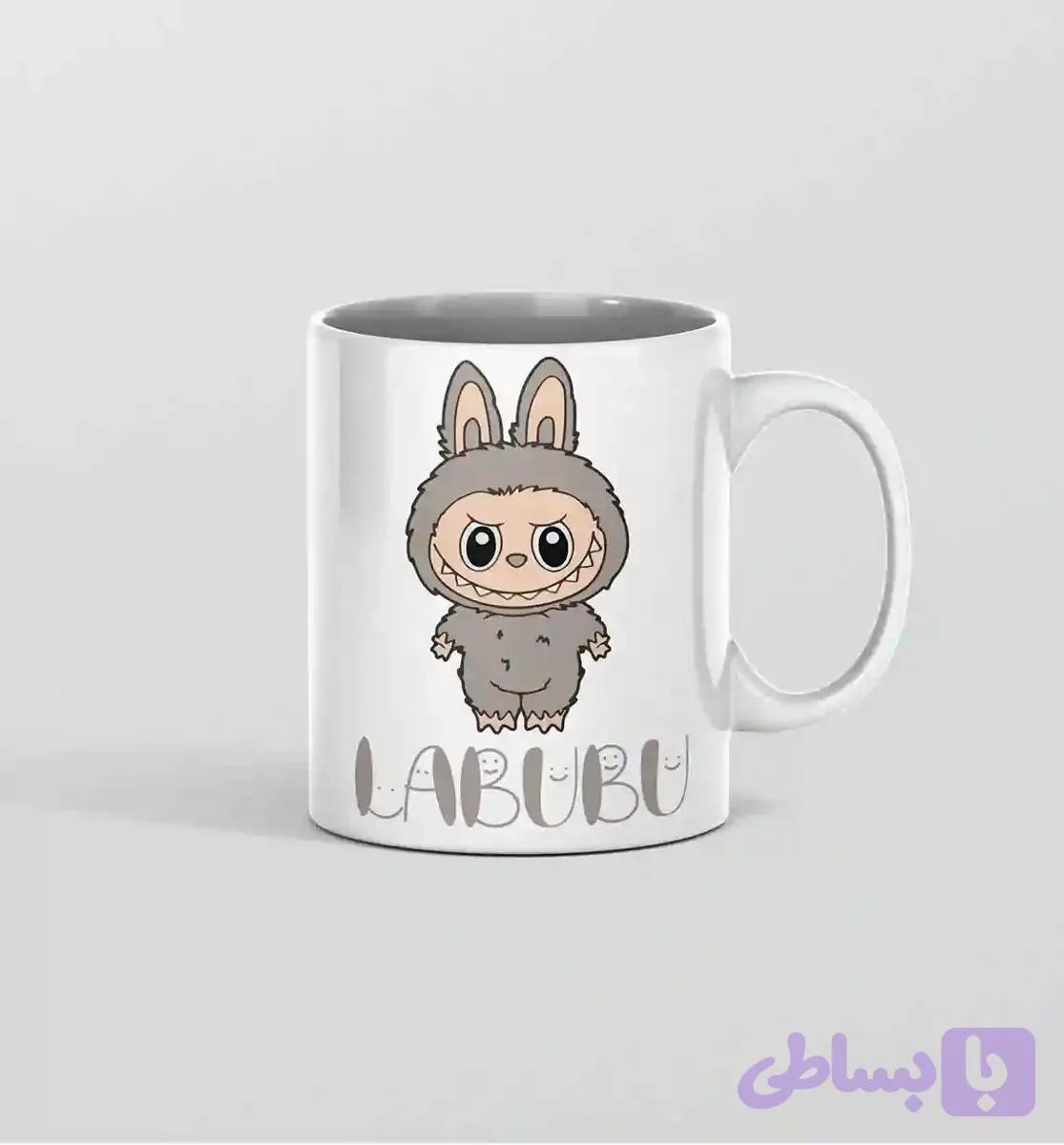 ماگ لبوبو خاکستری (کد PMLJK) — تصویر 1