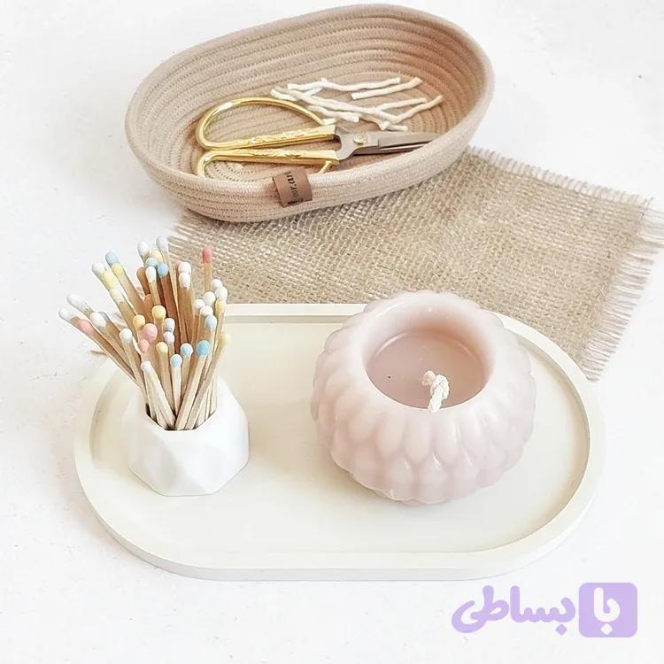 شمع گوی مدل دار فرین