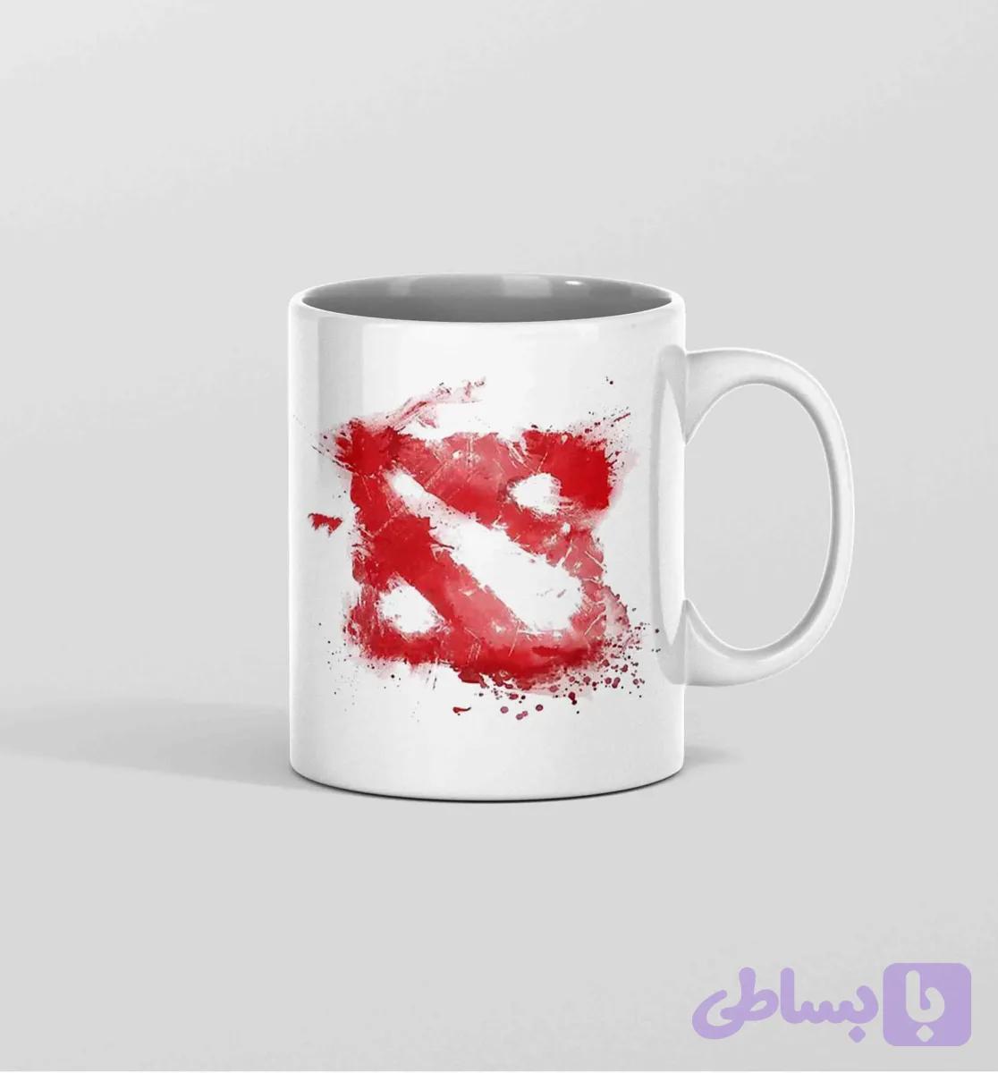 ماگ لوگوی خونی دوتا دو — تصویر 1