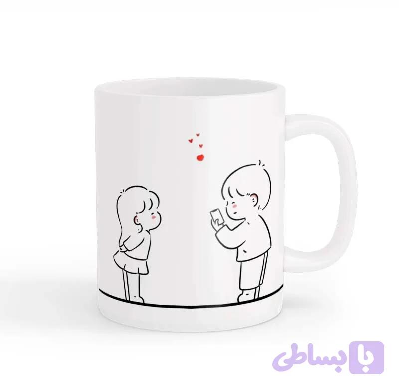 ماگ طرح زوج عاشق040