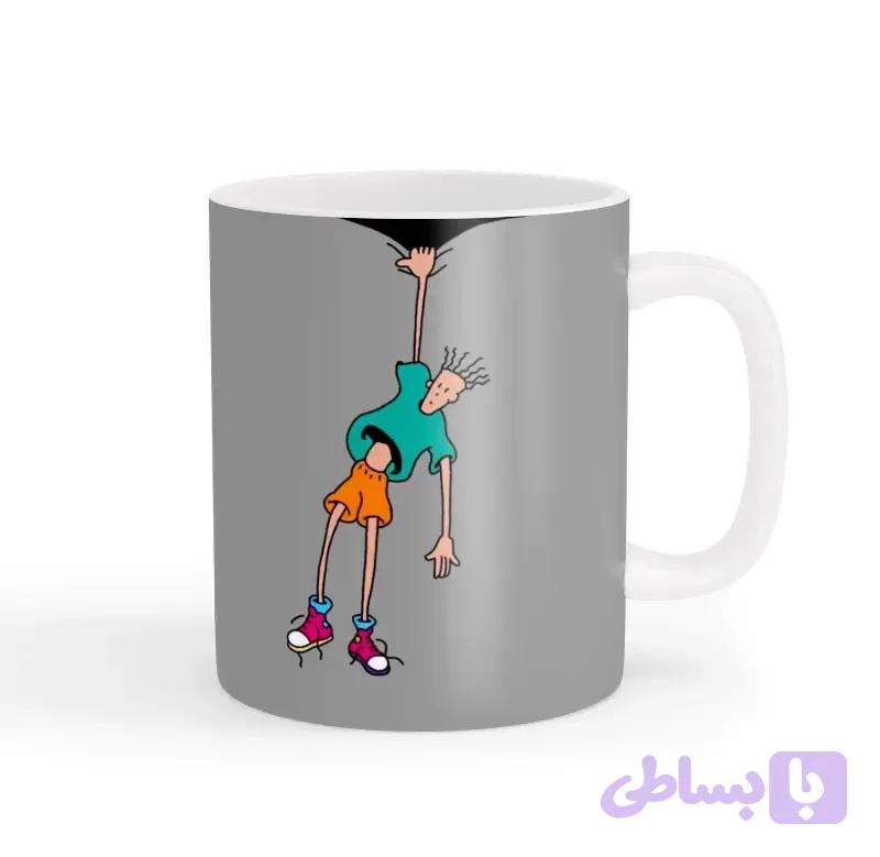 ماگ کارتونی مینیمال 020