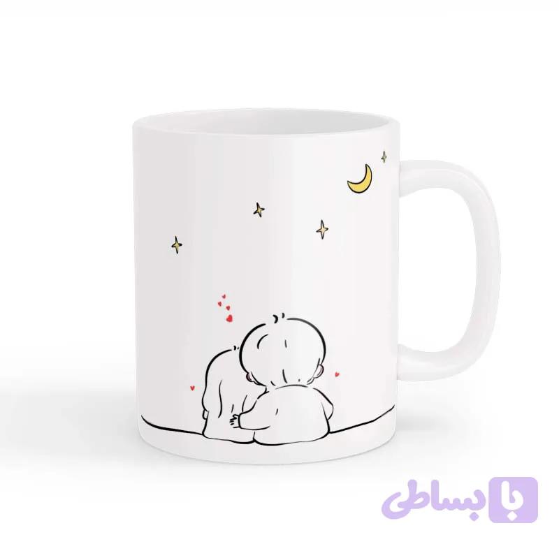 ماگ طرح زوج عاشقانه 07