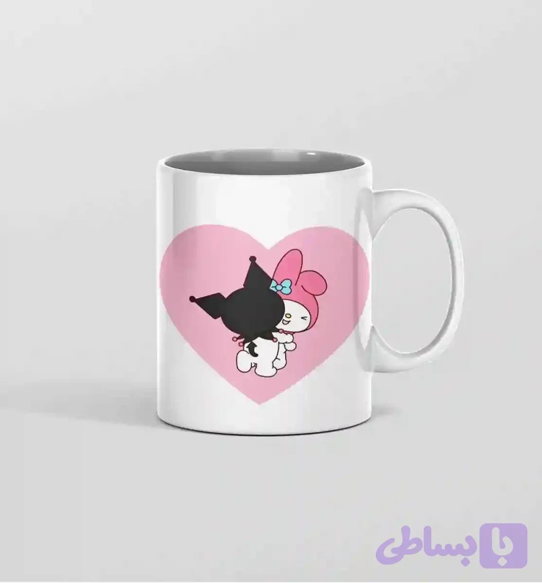 ماگ قلبی کرومی — تصویر 1