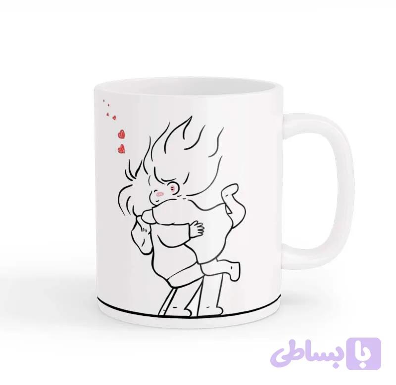 ماگ طرح زوج عاشق 043