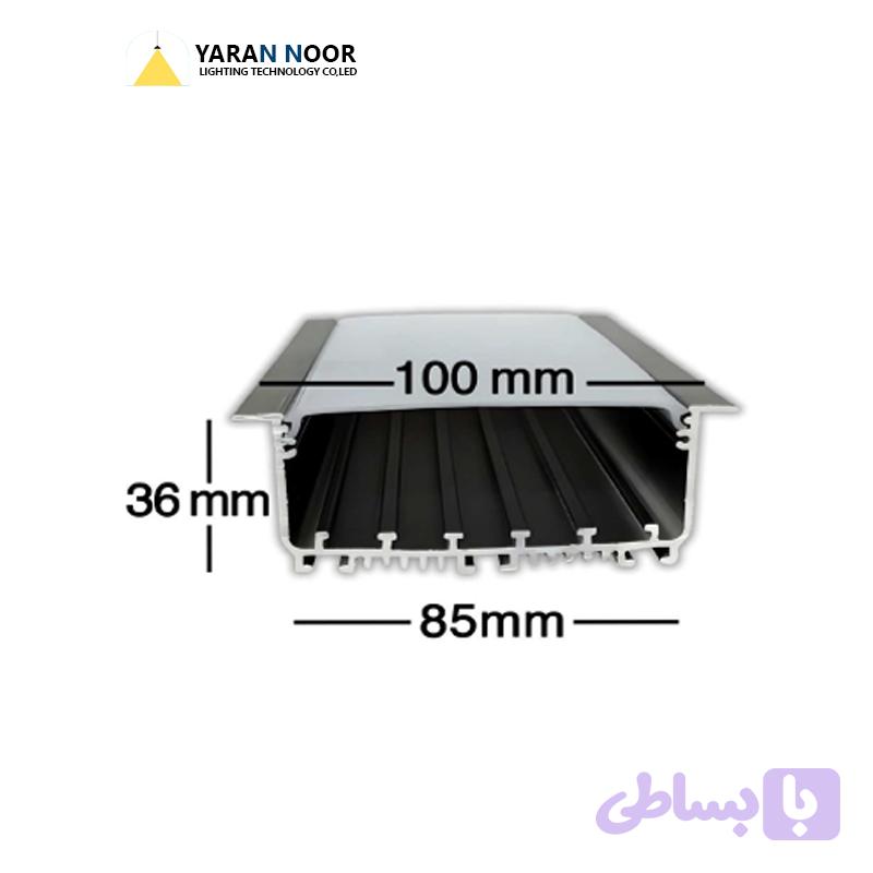 پروفیل لاین نوری توکارفنرخوری کد10 پنج لاین