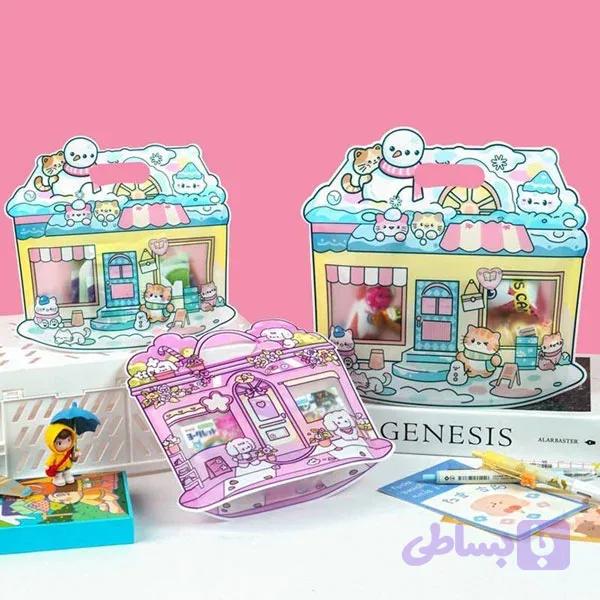 زیپ کیپ پلاستیکی کالکشن CUTE SHOP 🏠🎠