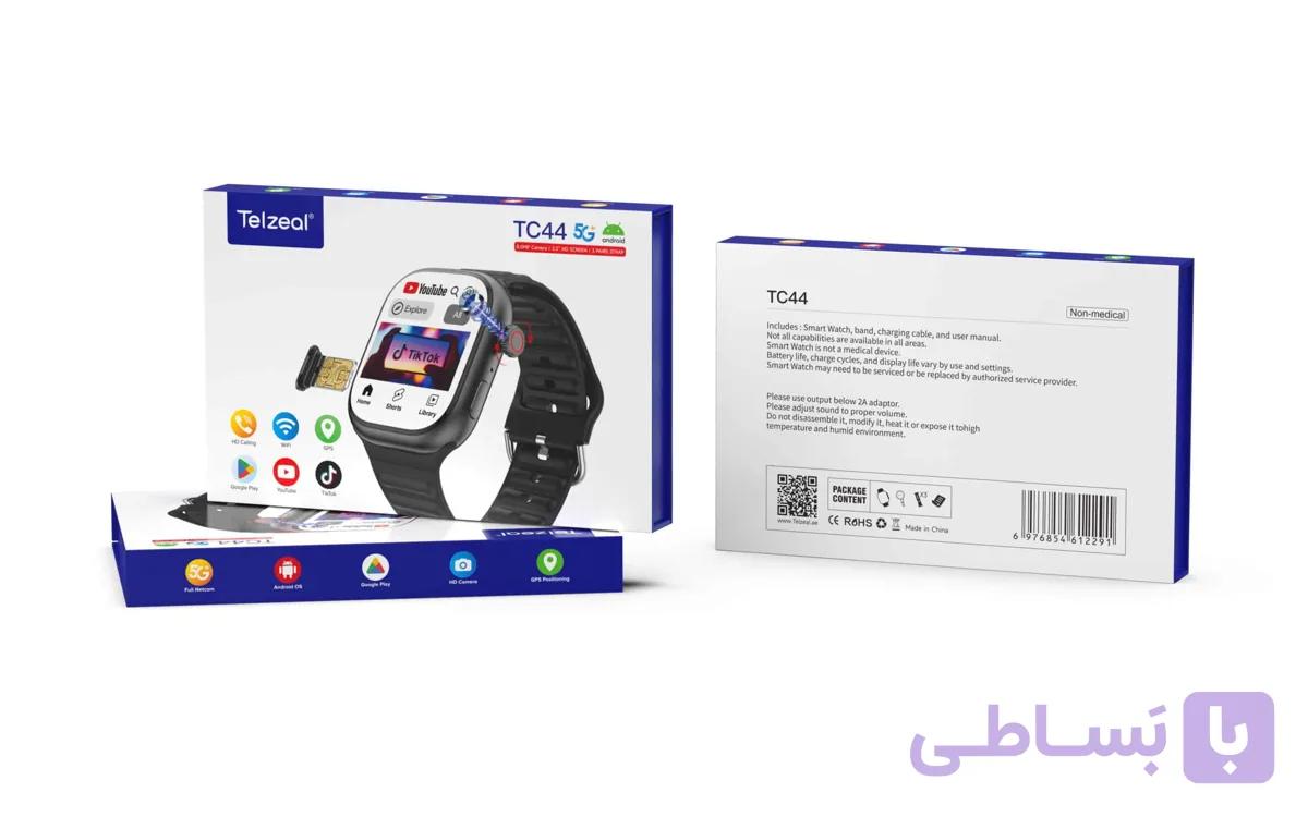 ساعت هوشمند سیم کارت خور telzeal tc44 — تصویر 1