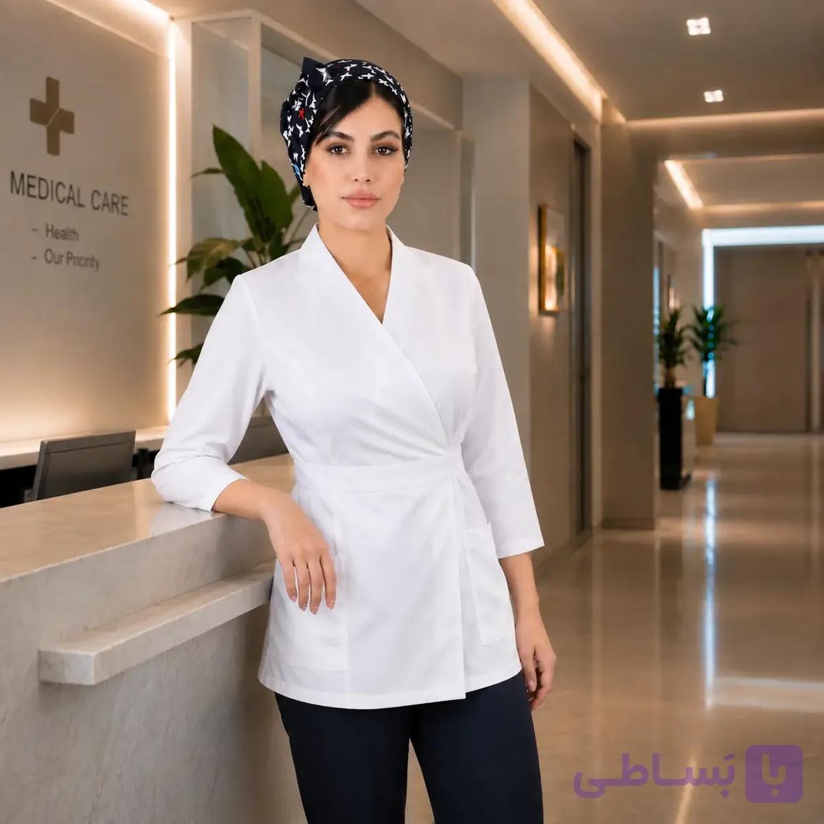 روپوش سفید زنانه برند سینوهه مدل لاندا — تصویر 1