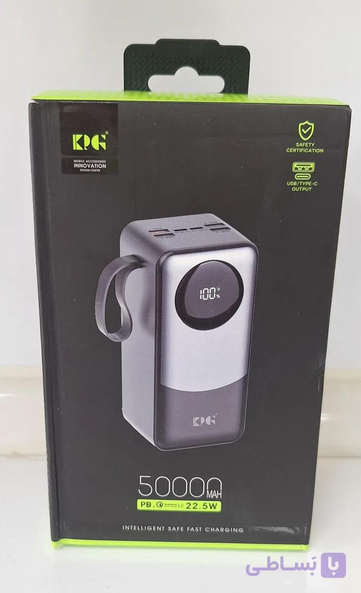 پاوربانک کینگ پاور مدل KPG-502X ظرفیت ۵۰ هزار