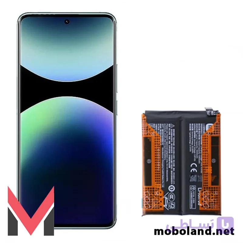 باتری اصلی شیائومی ردمی نوت 14 پرو Xiaomi Redmi Note 14 Pro 4G مدل BN5Y — تصویر 1