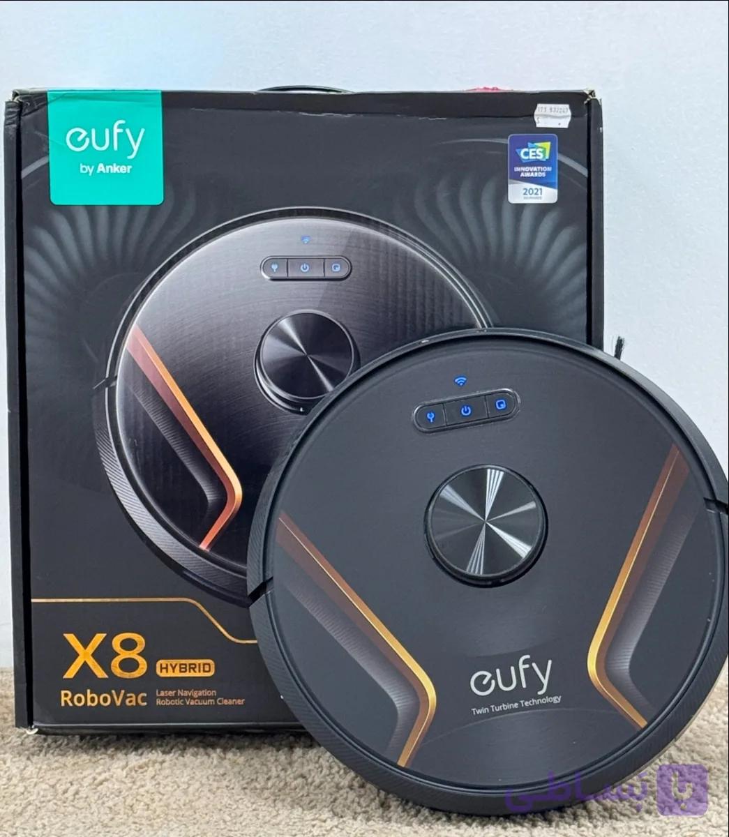 جارو رباتیک Anker Eufy X8 Hybrid (استوک | تمیز و تست‌شده)