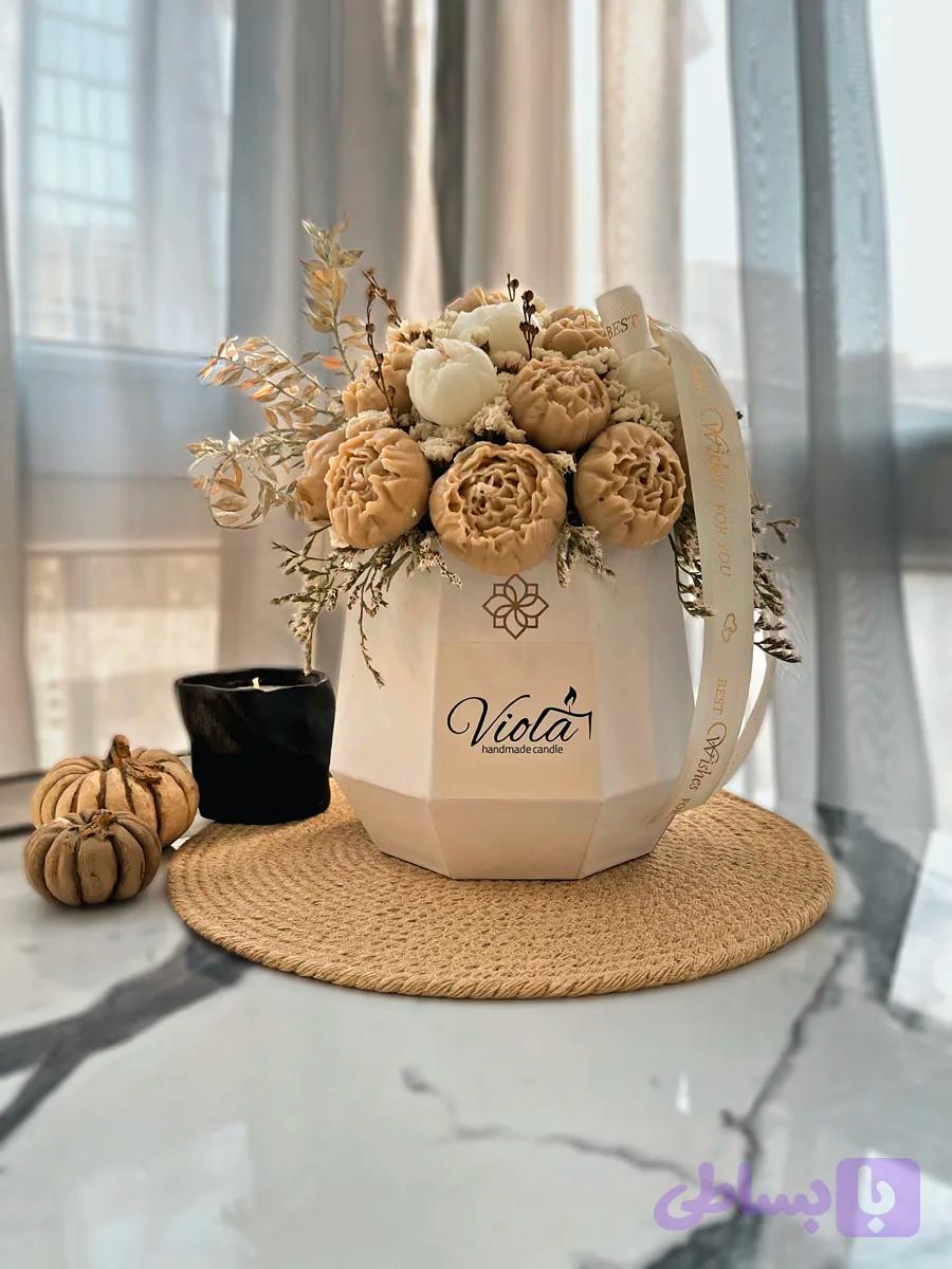 باکس گل مخروطی پیونی