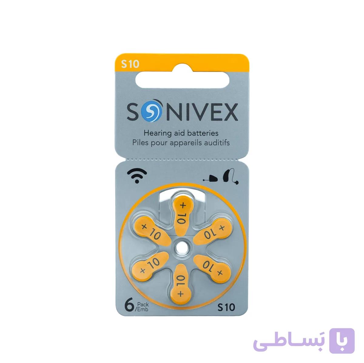 باتری سمعک 675 سونیوکس آلمان (10 حلقه‌ای) — تصویر 1