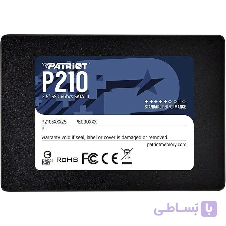 حافظه اس اس دی اینترنال پتریوت مدل P210 ظرفیت 256 گیگابایت — تصویر 1