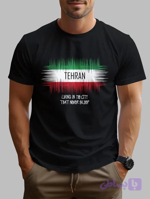 تیشرت با طرح تهران — تصویر 1