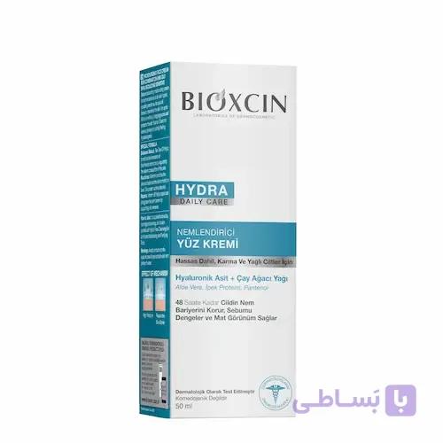 کرم مرطوب‌کننده بیوکسین BIOXCIN HYDRA مناسب پوست چرب و مختلط 50 میل