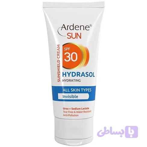 کرم ضد آفتاب بی رنگ مدل Hydrasol با SPF 30 آردن