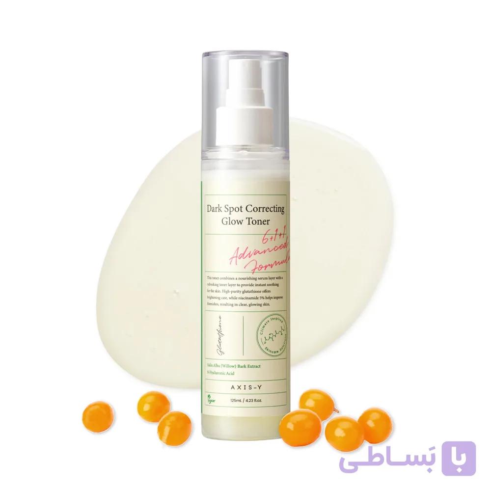 تونر روشن کننده و آبرسان اکسیس وای Axis-Y Dark Spot Correcting Glow Toner — تصویر 1
