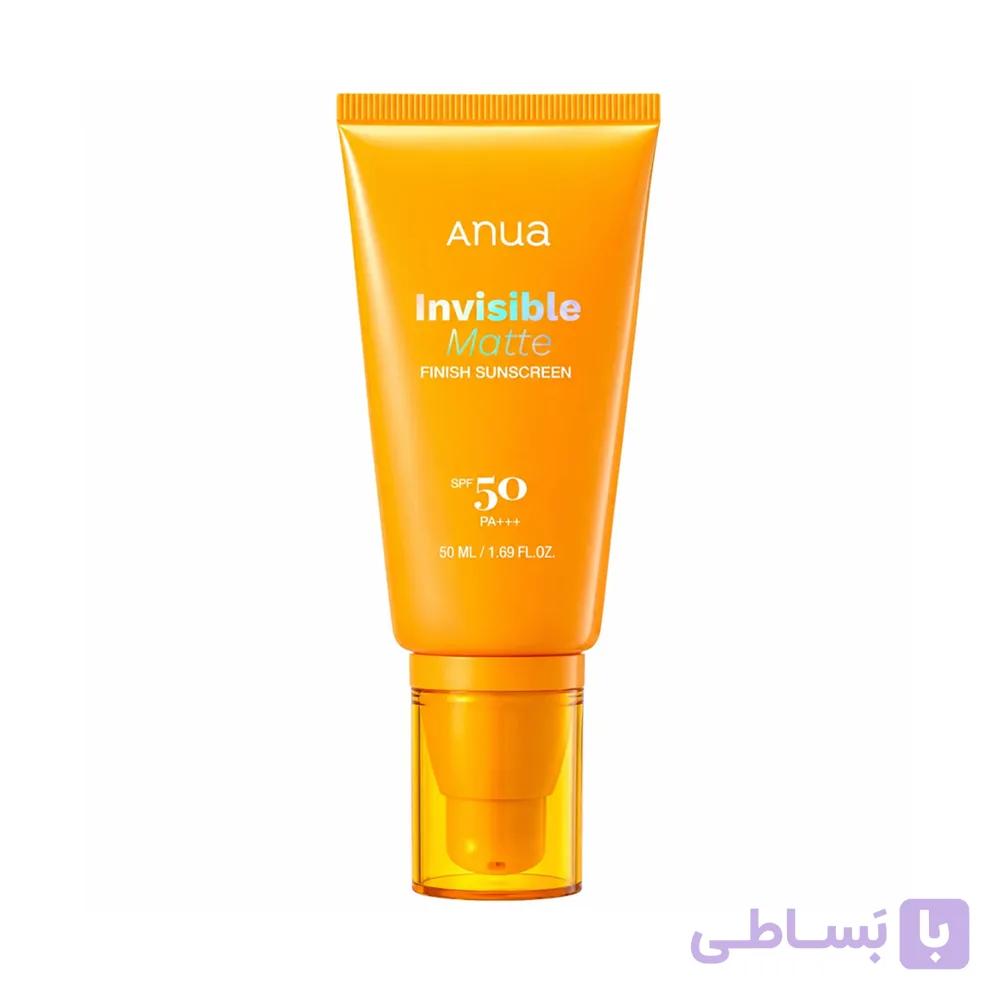 کرم ضدآفتاب و ضدآب و مات کننده آنوا Anua Invisible Matte Finish Sunscreen — تصویر 1
