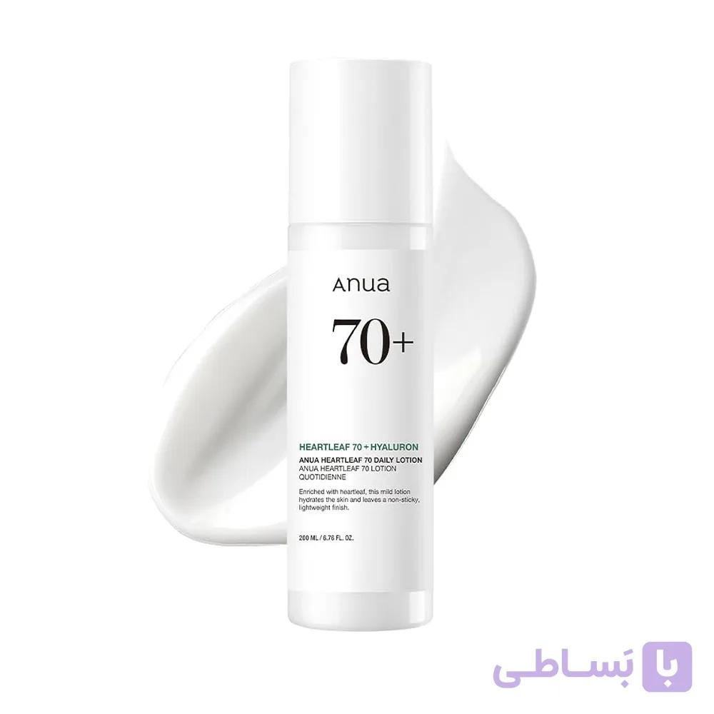 لوسیون روزانه مرطوب کننده و ترمیم کننده هارتلیف آنوا Anua Heartleaf 70 Daily Lotion — تصویر 1