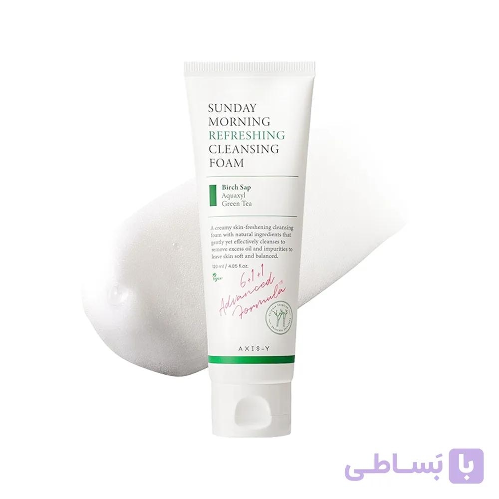 فوم شستشو شاداب کننده مدل سان دی مورنینگ اکسیس وای AXIS-Y Sunday Morning Refreshing Cleansing Foam — تصویر 1
