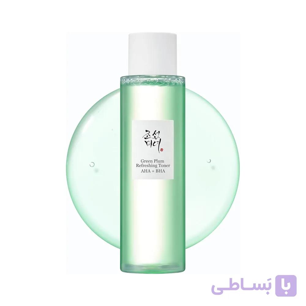 تونر لایه بردار ملایم و روشن کننده آلو سبز بیوتی آف جوسان Beauty of Joseon Green Plum Refreshing Toner : AHA + BHA — تصویر 1