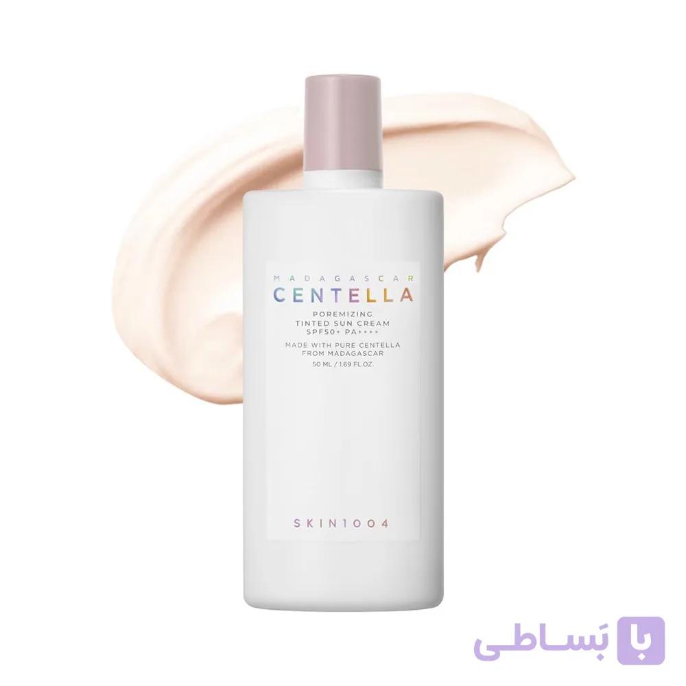 کرم ضدآفتاب فیزیکی پرایمری مات و تسکین دهنده اسکین 1004 SKIN1004 Madagascar Centella Poremizing Velvet Finish Sunscreen SPF50+ PA++++ — تصویر 1