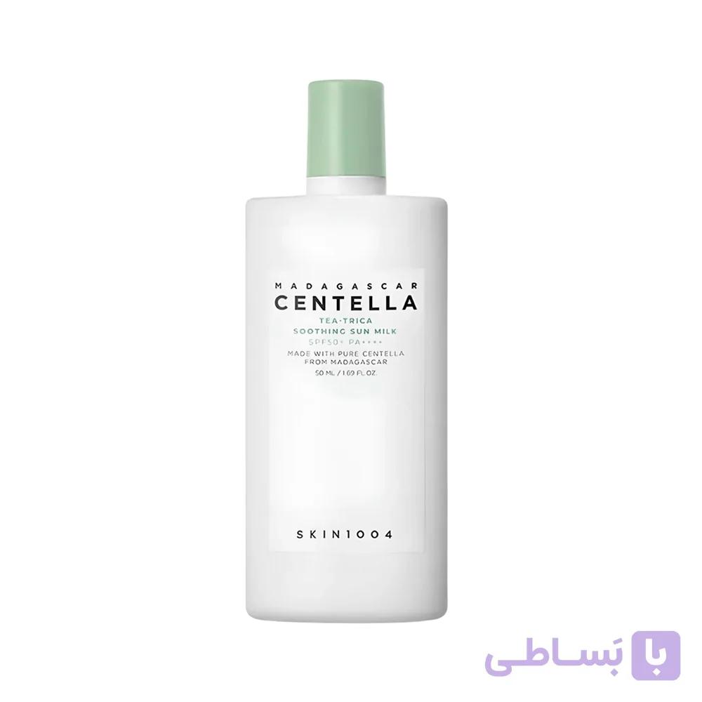 لوسیون ضدآفتاب تسکین دهنده تی تریکا اسکین 1004 SKIN1004 Madagascar Centella Tea-Trica Soothing Sun Milk — تصویر 1