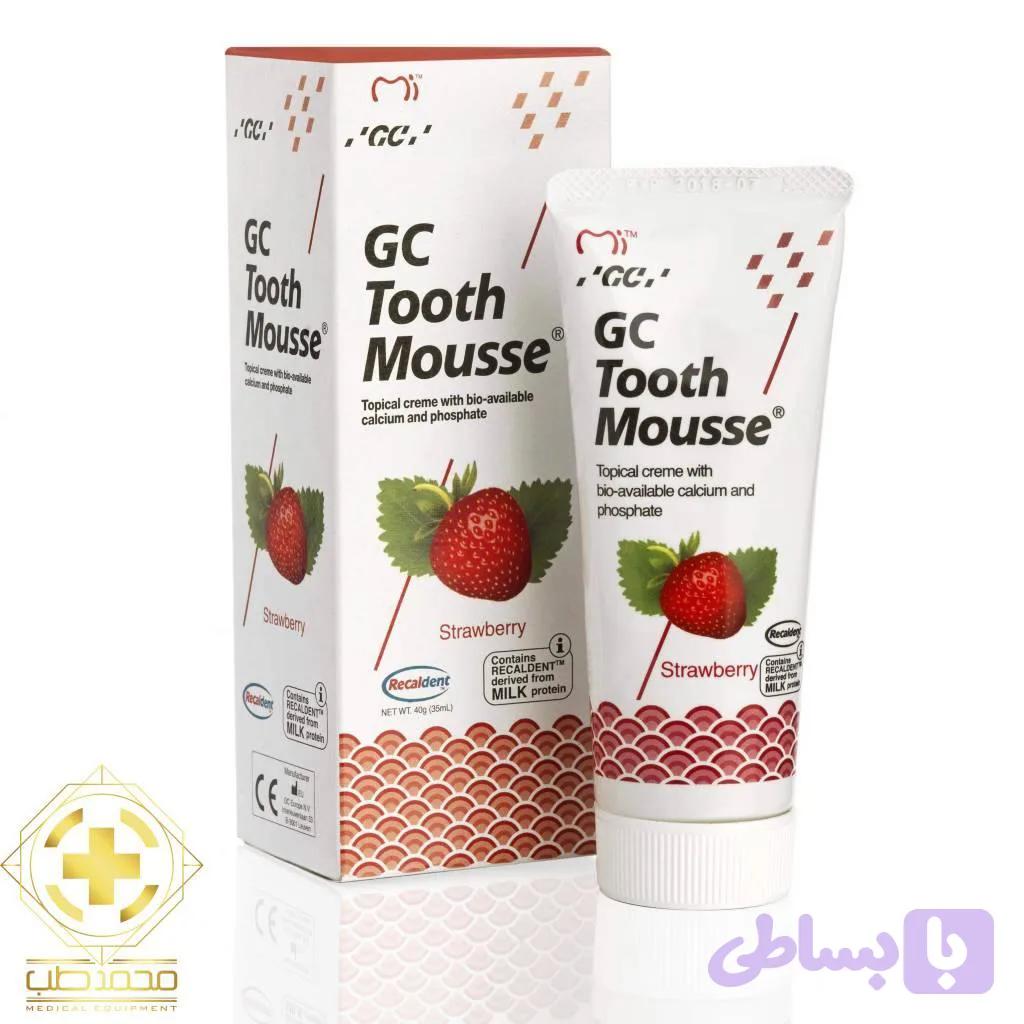خمیر دندان جی سی توس موس Tooth Mousse ماسک ضد پوسیدگی — تصویر 1