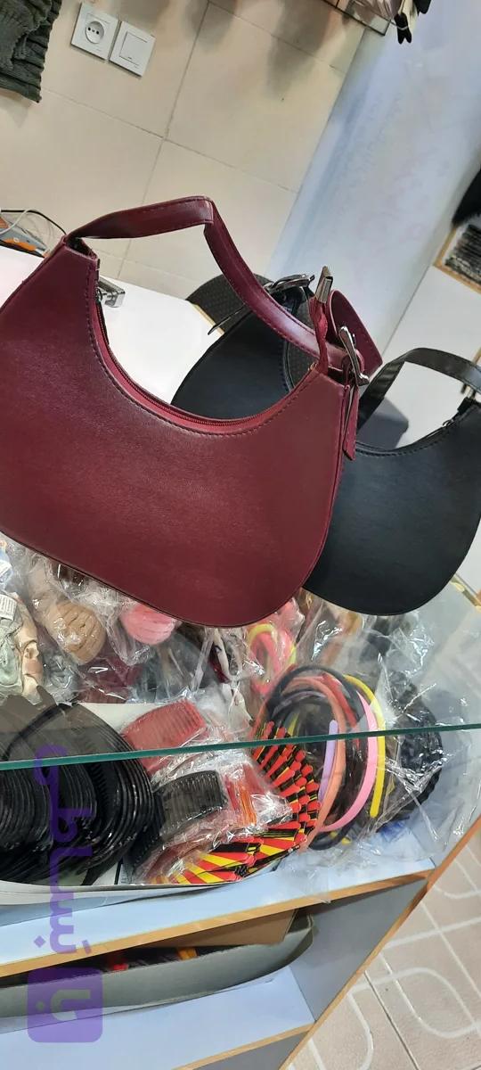 کیف قایقی چرم مات،مشکی