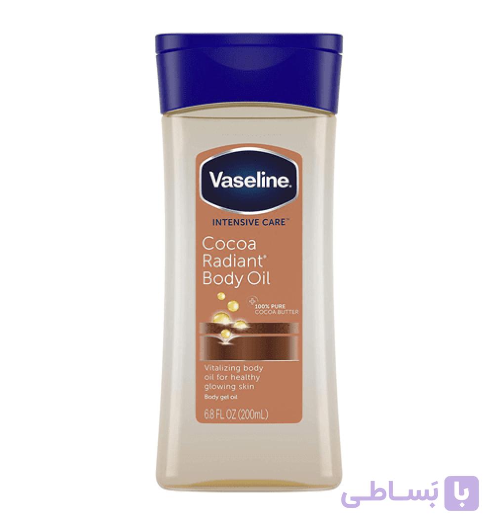 روغن بدن وازلین Vaseline رایحه کاکائو حجم 200 میل