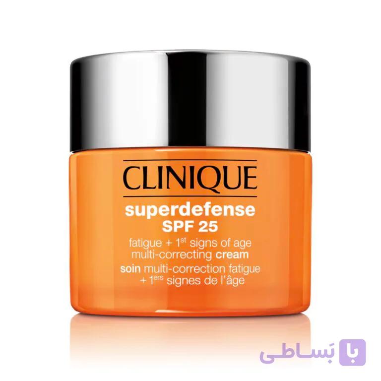 کرم ضد پیری و ترمیم کننده و محافظت کلینیک Superdefense SPF 25