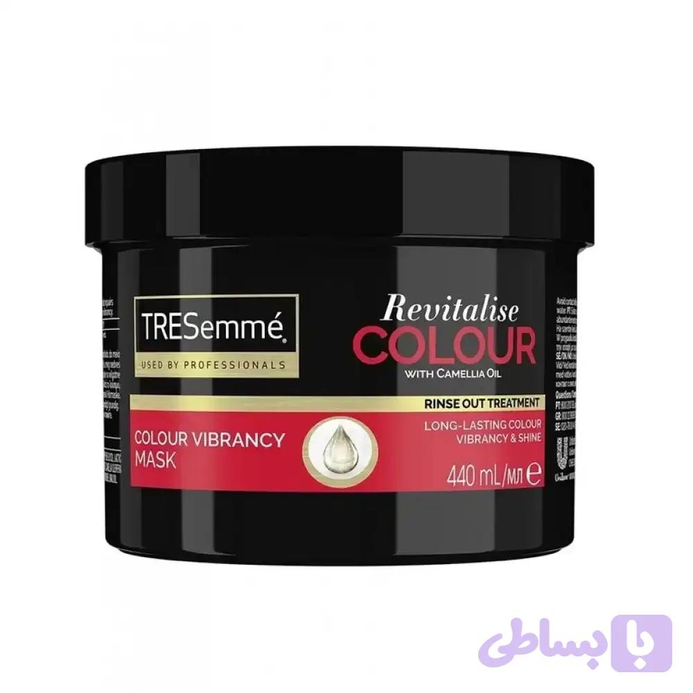 ماسک مو ترزمه Tresemme موهای رنگ شده مدل Revetalise Colour حجم 440 میل